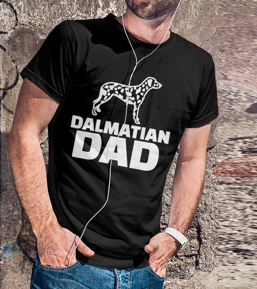 Dalmatian Dad Spotted T-Shirt