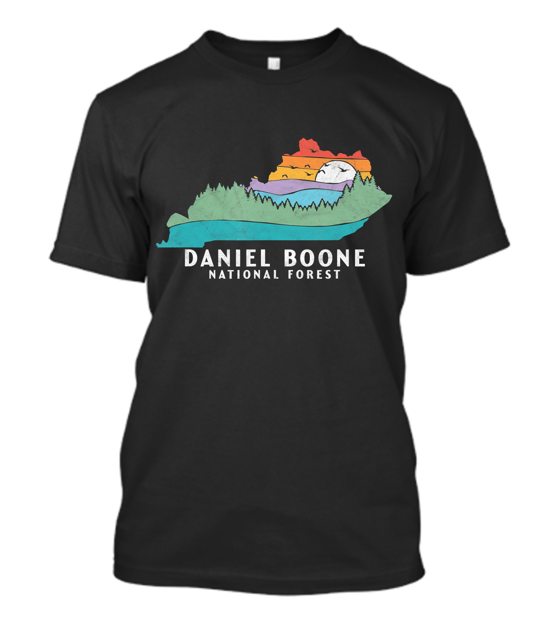 Daniel Boone National Forest Kentucky Nature Scene T-Shirt