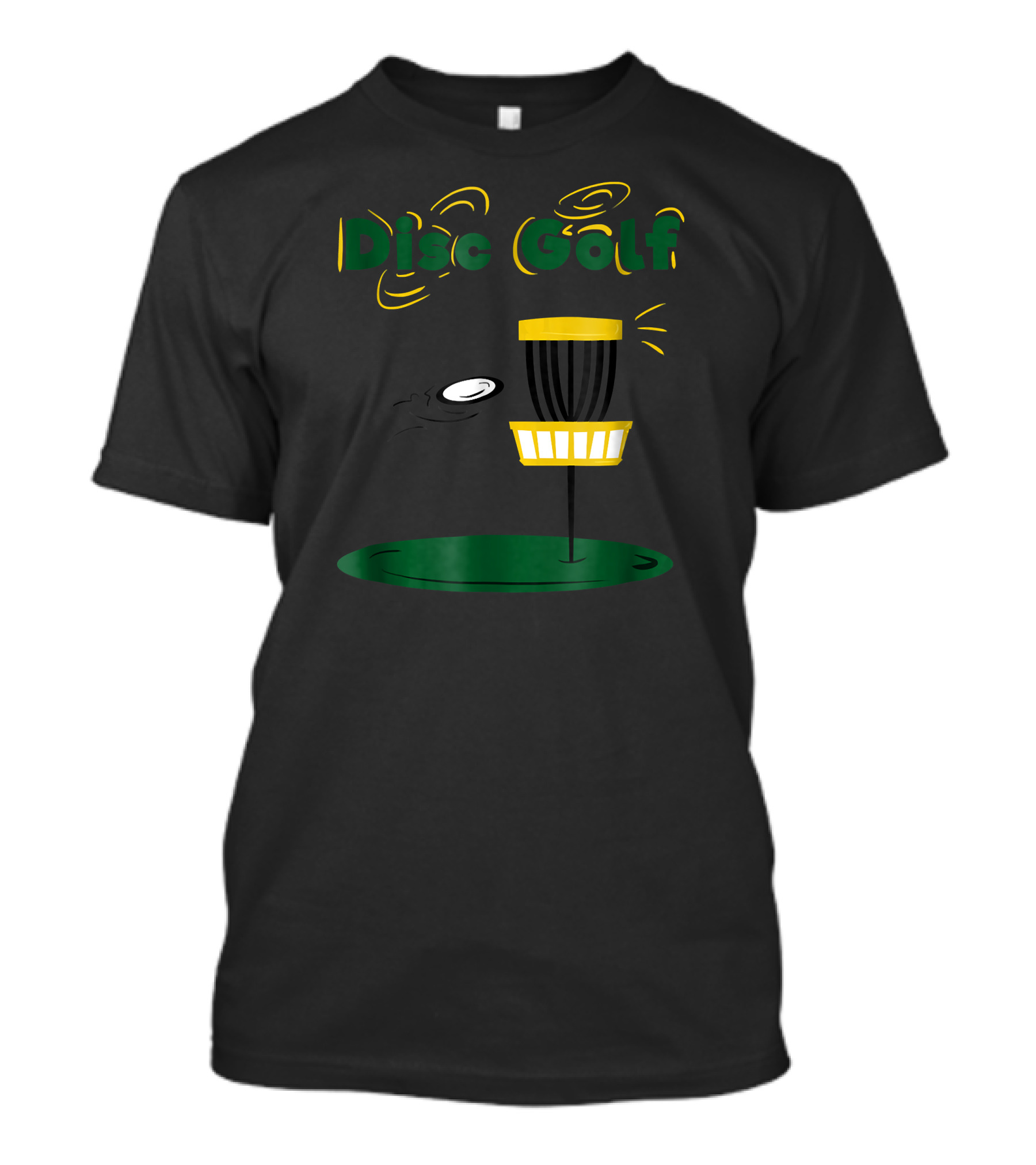 Disc Golf Funny Frisbee Basket Aim T-Shirt