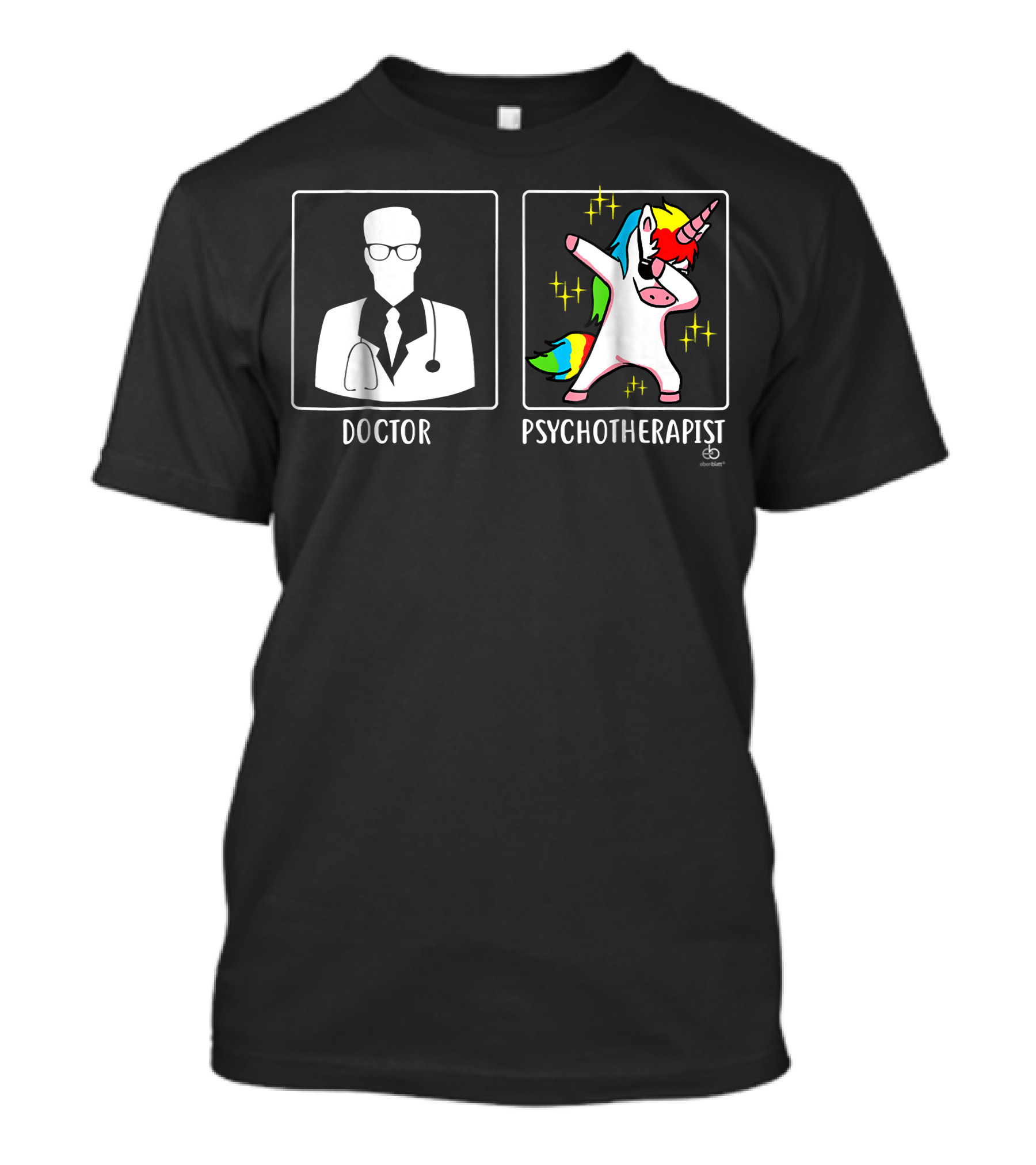 Doctor Psychotherapist Unicorn Dabbing T-Shirt