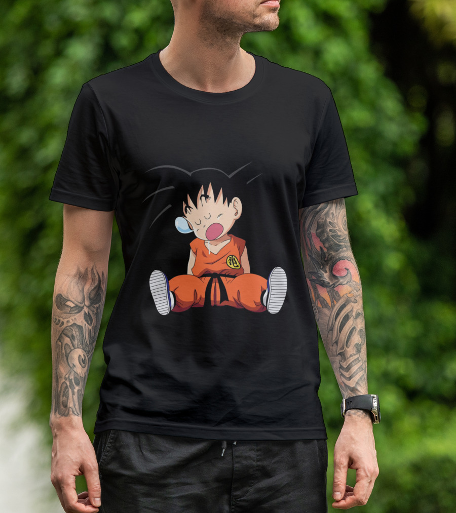 Dragonball Z Goku Kid Sleepy Super Saiyan T-Shirt