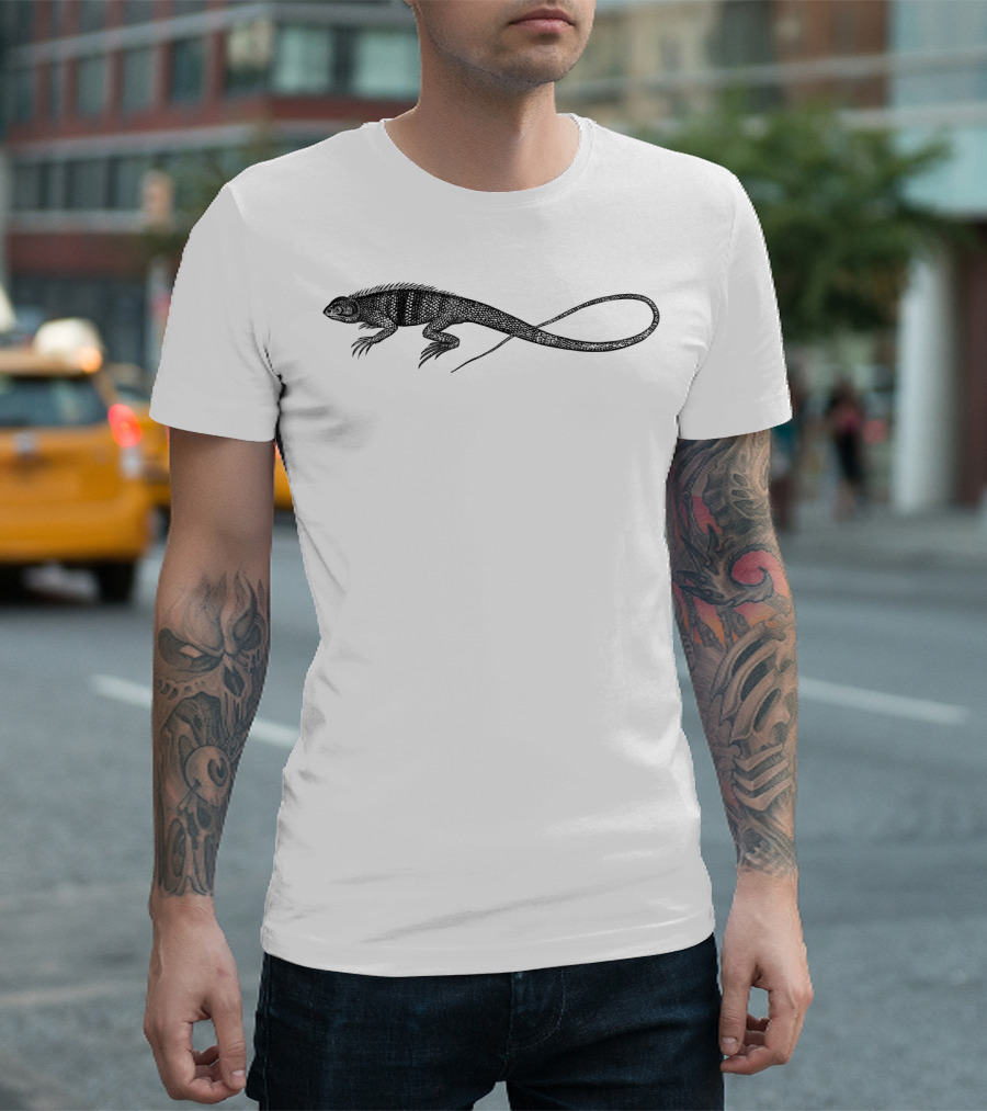 Big Lizard Iguana Bearded Dragon Gecko Reptile Enthusiast T-Shirt