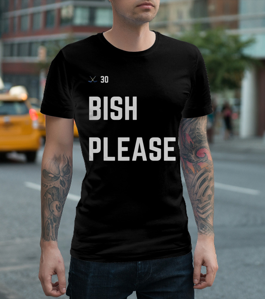 BISH PLEASE HOCKEY 30 DALLAS GOALI T-Shirt