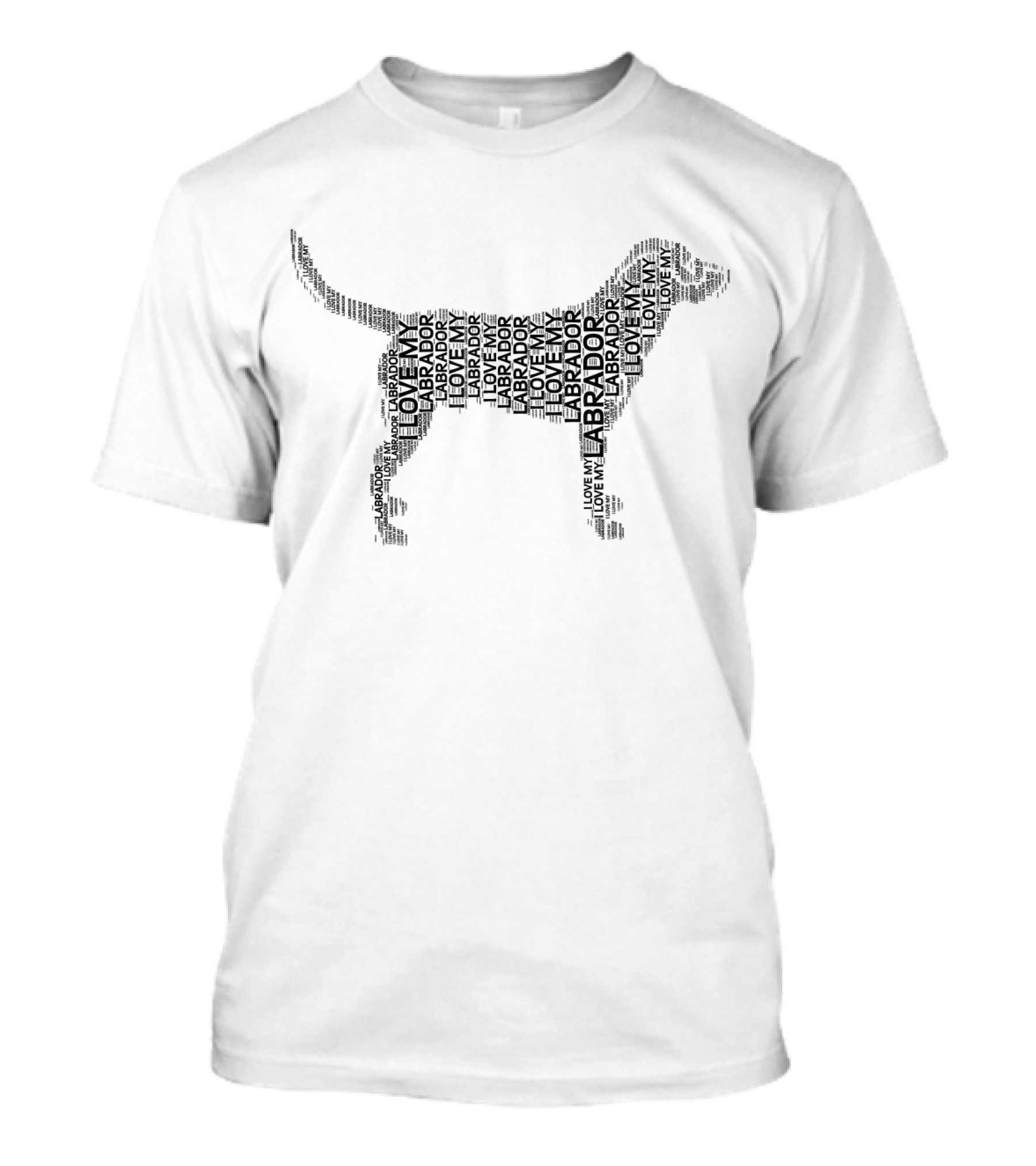 I Love My Labrador Retriever Black Labs Dog Labrador T-Shirt