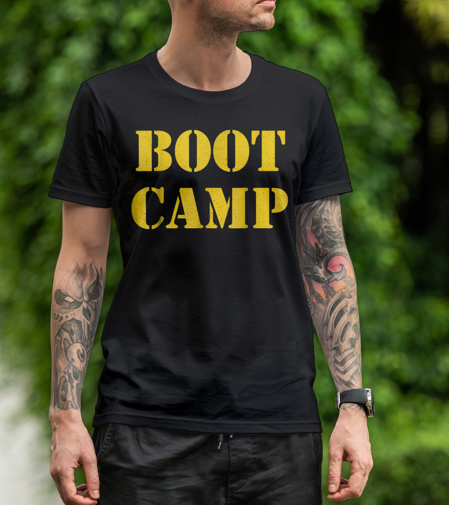 Boot Camp Military Bootcamp Fitness T-Shirt