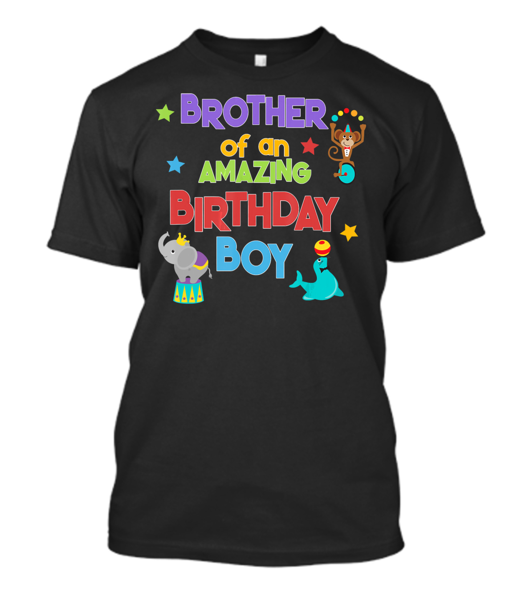 Brother Of An Amazing Birthday Boy Circus T-Shirt