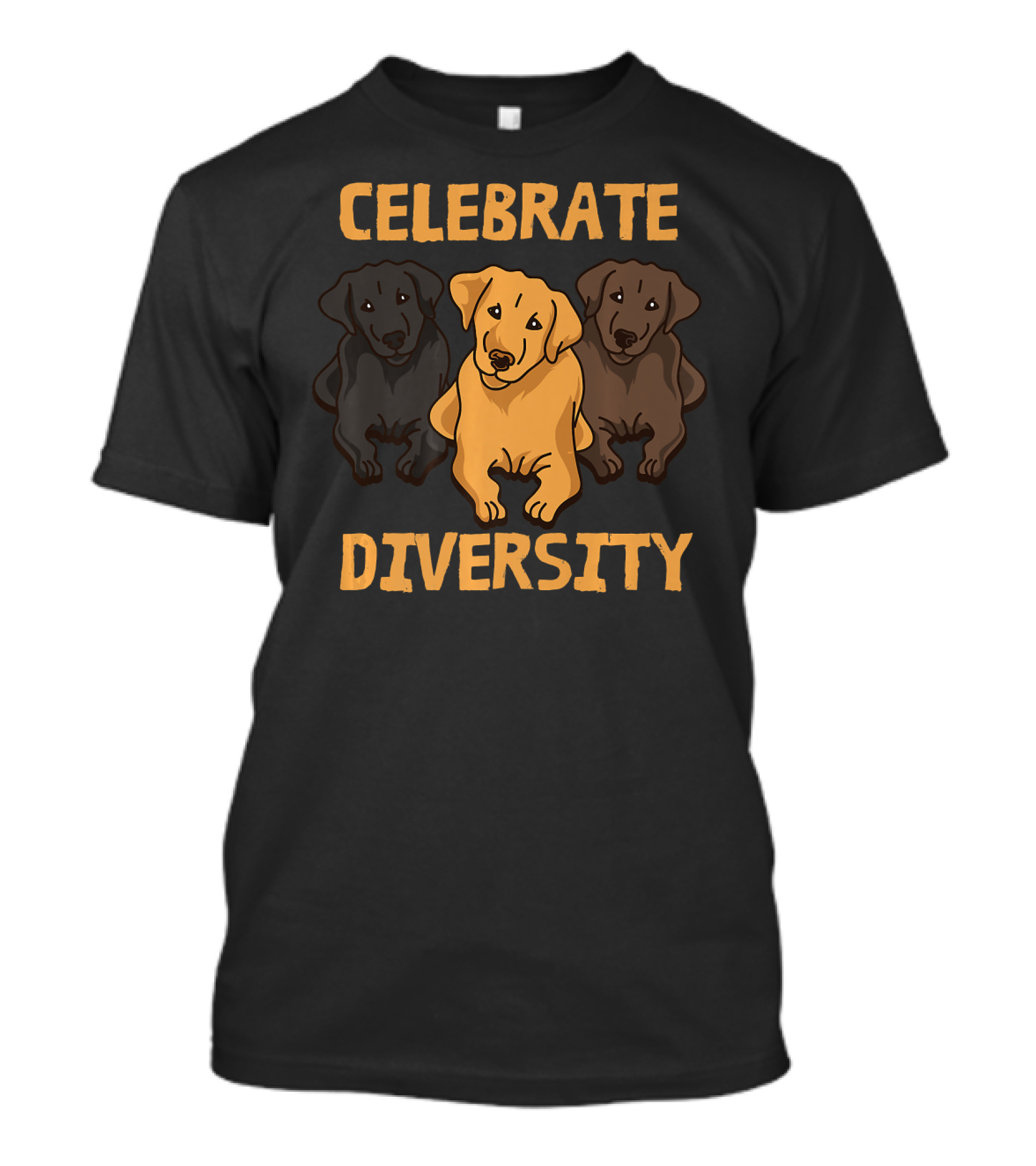 Celebrate Diversity With Labradors Trio T-Shirt