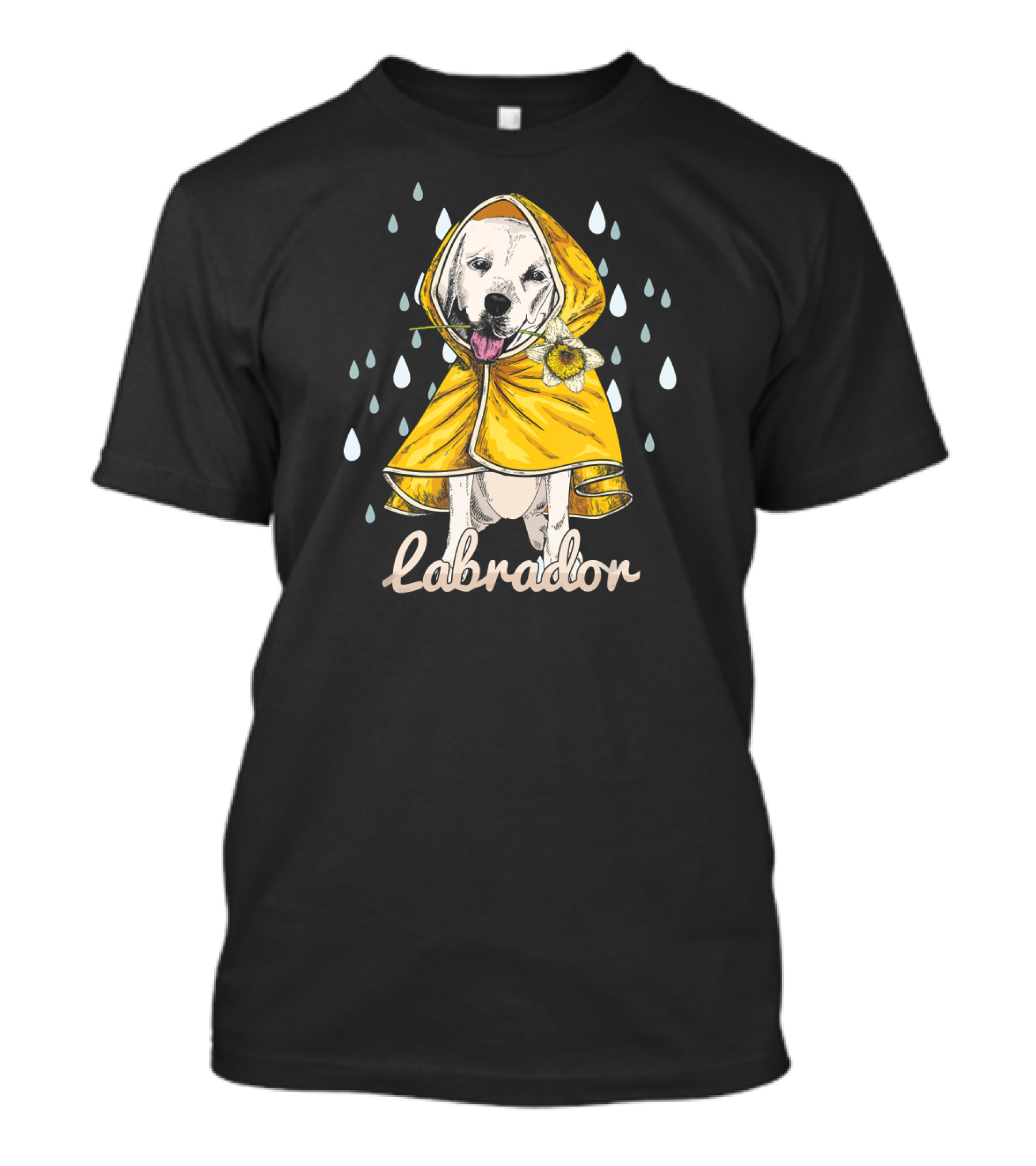 Labrador Puppy Love Dog Mom Dog Dad Owner Raincoat T-Shirt