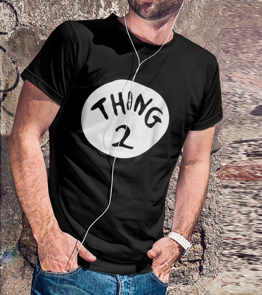 Dr Seuss Thing 2 Emblem T-Shirt