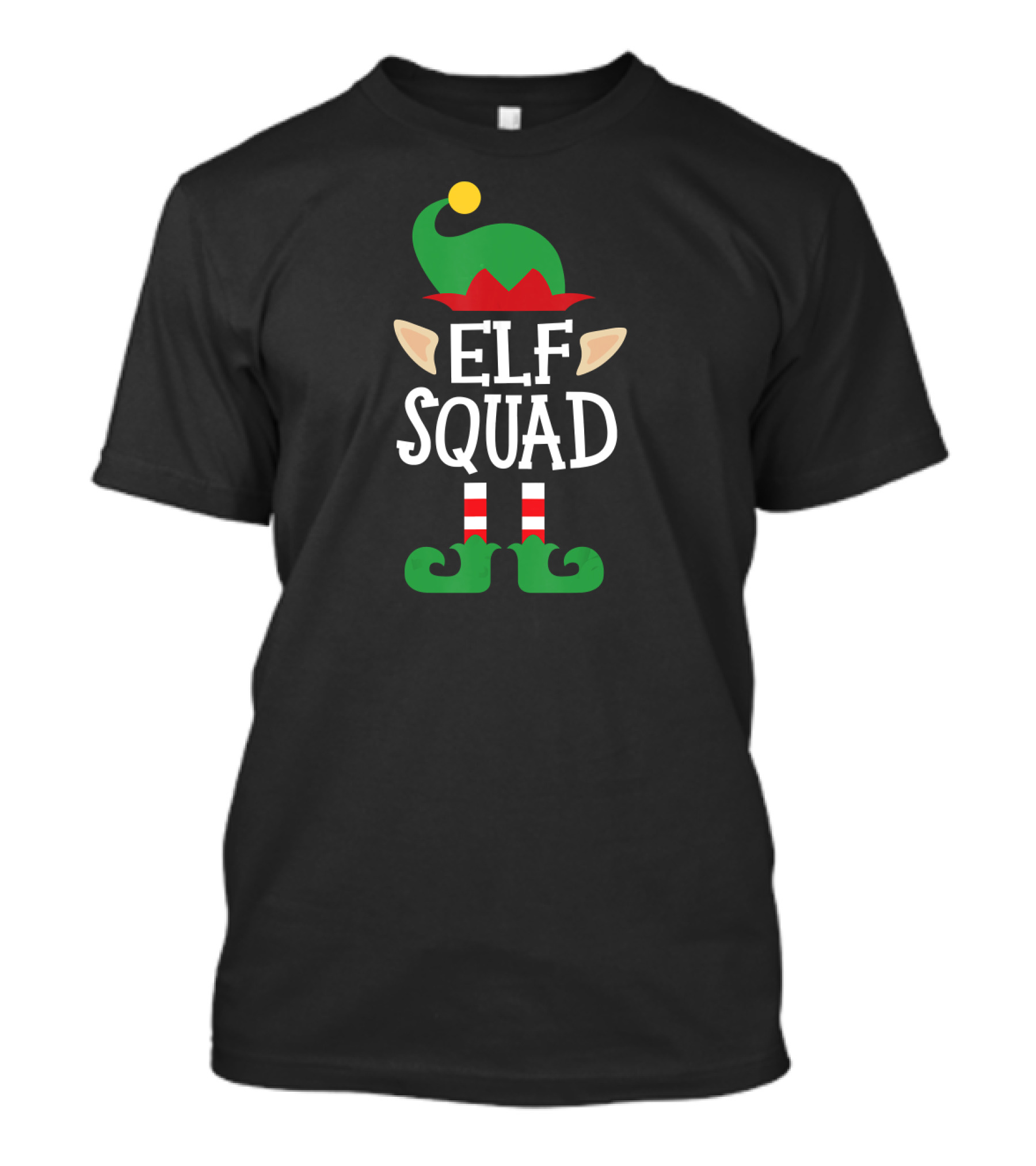 Elf Squad Family Christmas Matching Holiday Group T-Shirt