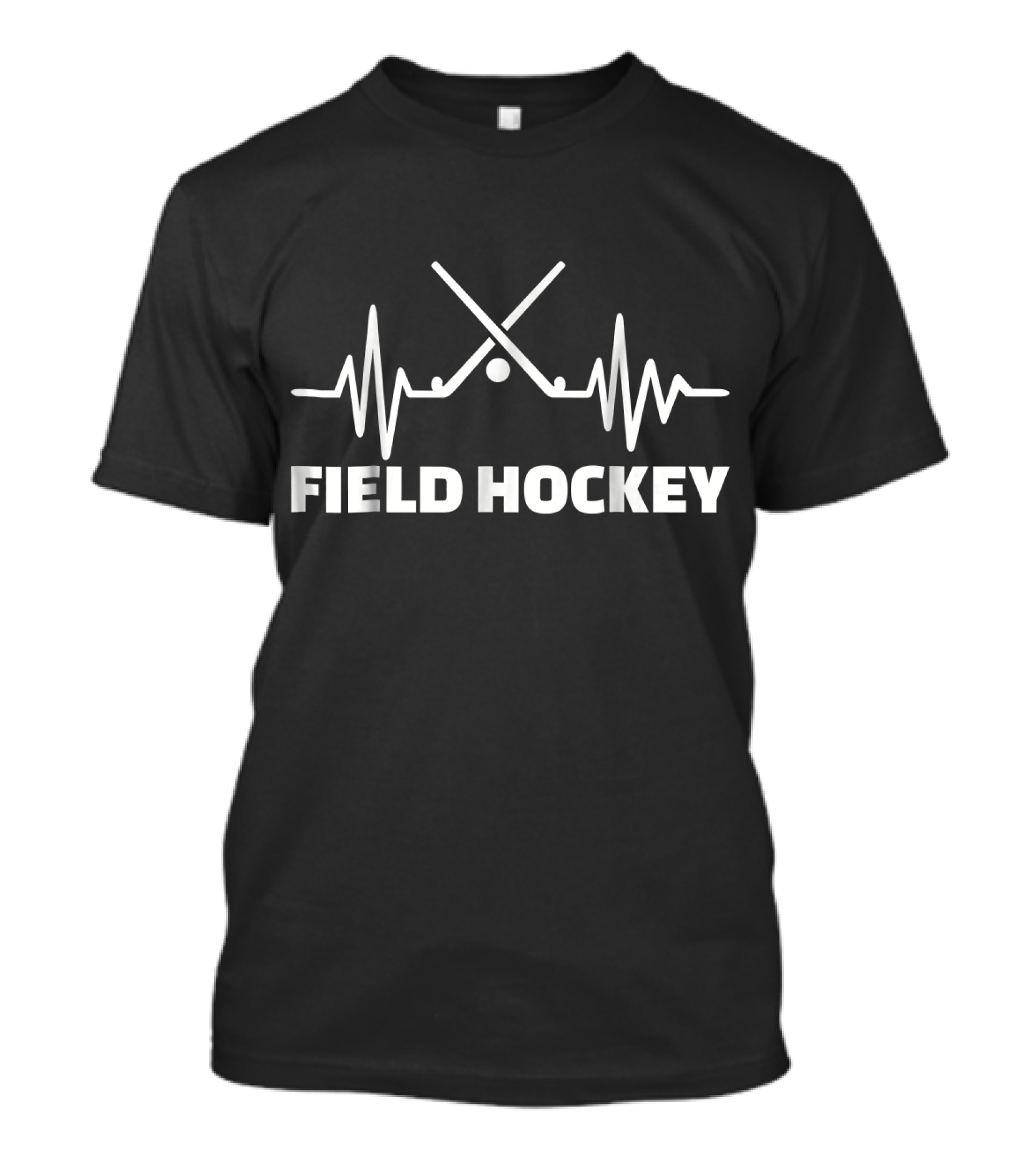 Field Hockey Heartbeat Frequency T-Shirt