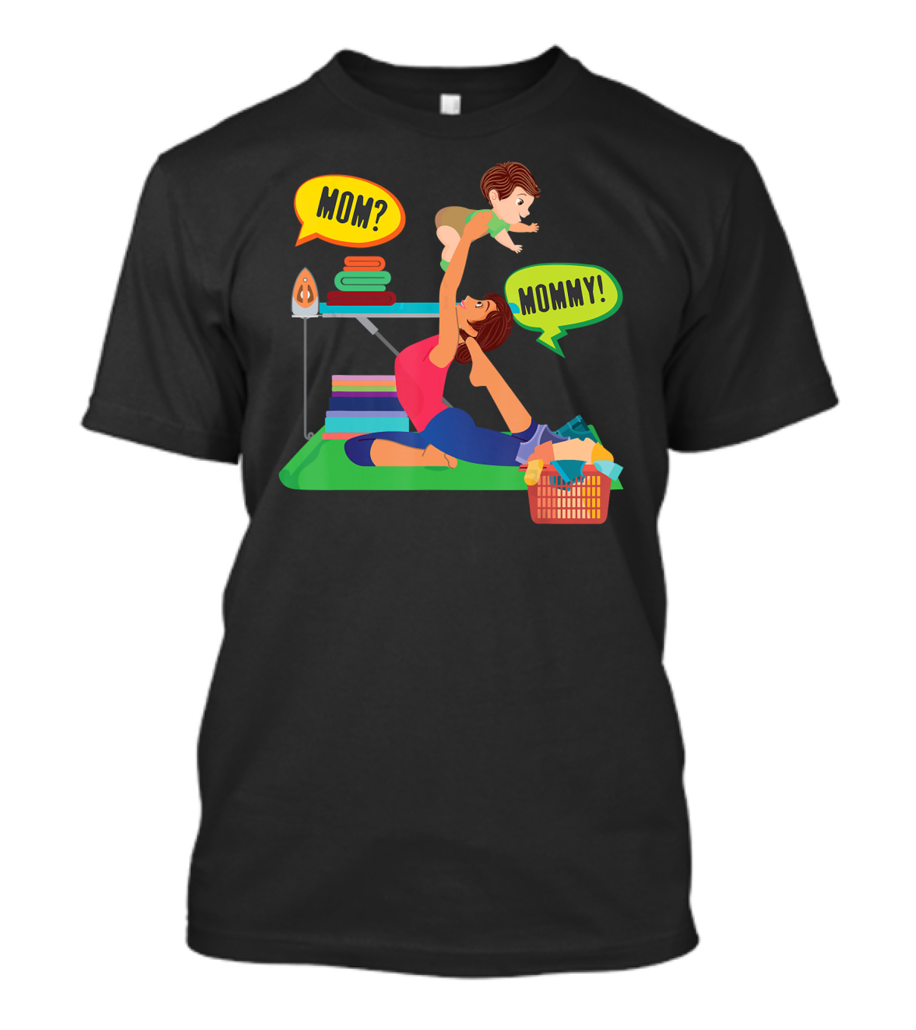 Mommy Fitness Multitasking With Baby T-Shirt