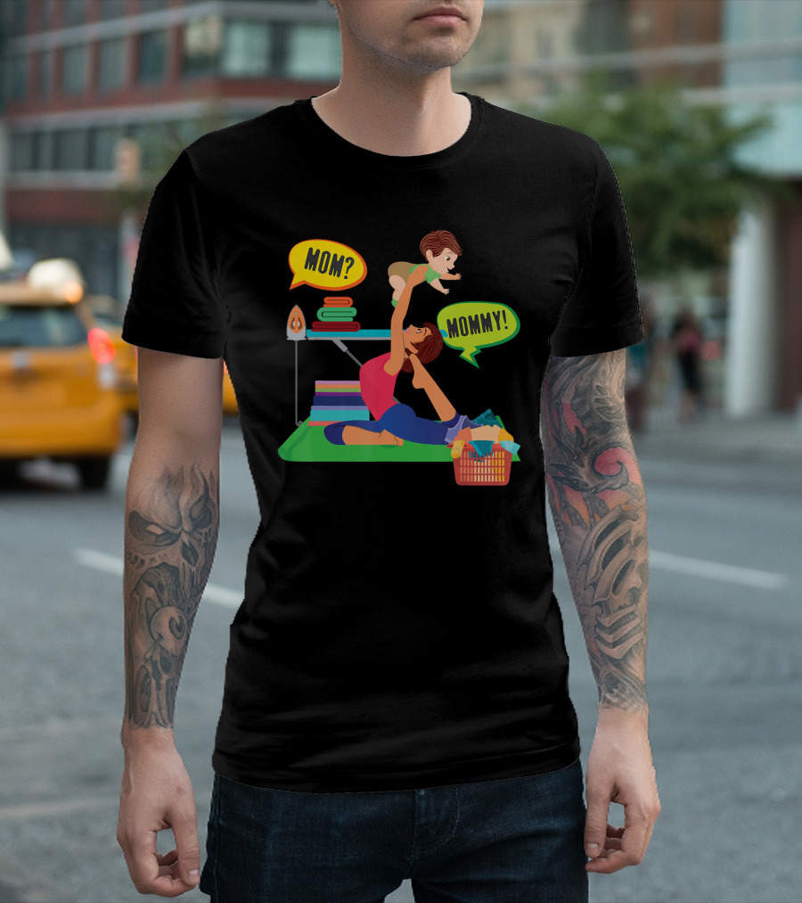 Mommy Fitness Multitasking With Baby T-Shirt