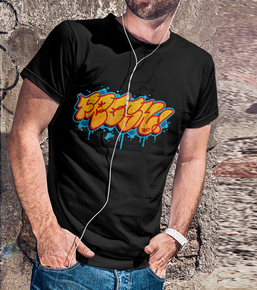 FRESH Colorful Graffiti Hiphop T-Shirt