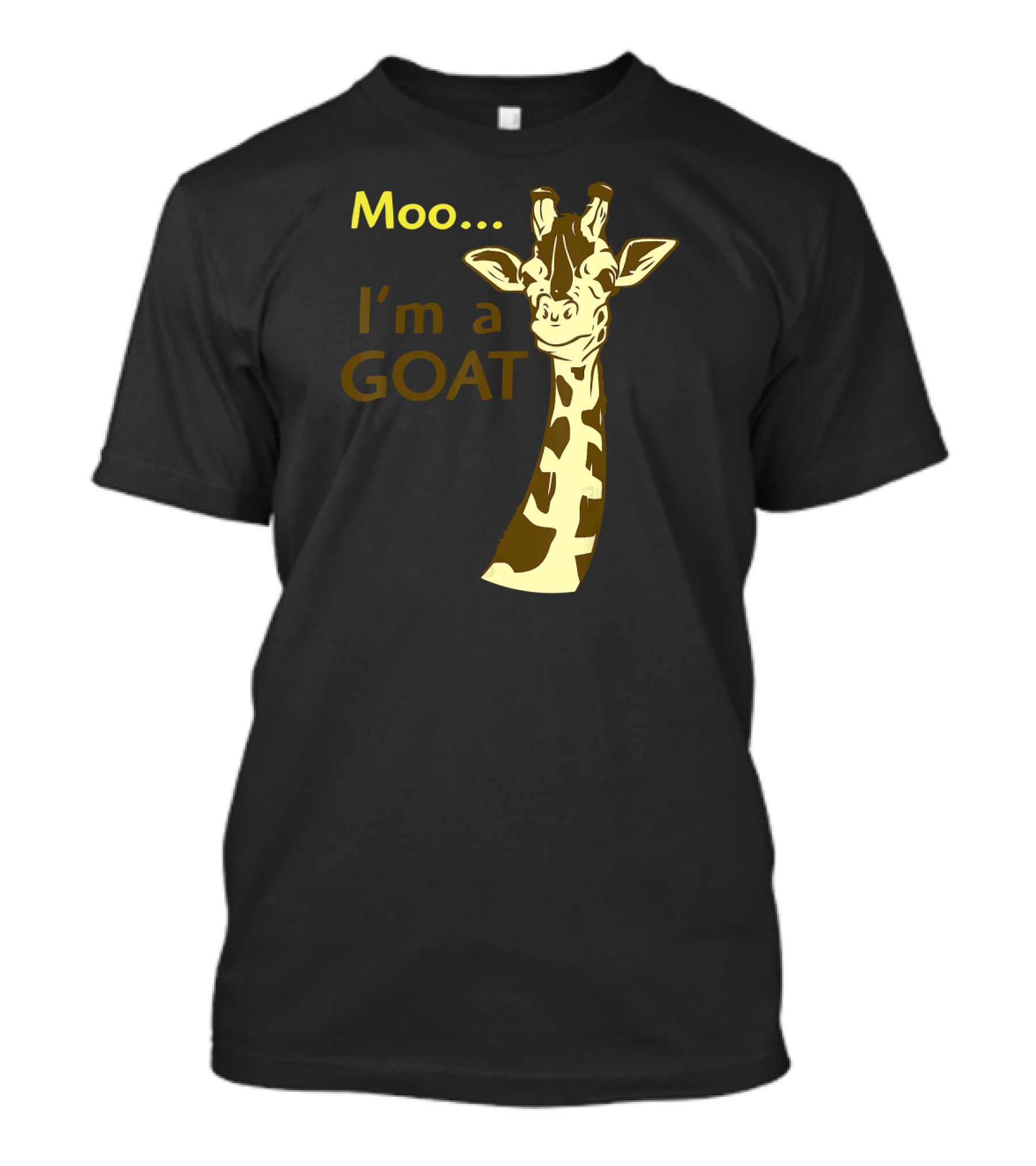 Moo I'm A Goat Funny Confusing Giraffe T-Shirt