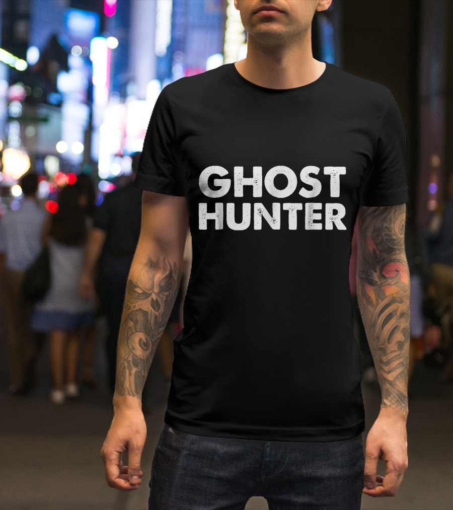 Ghost Adventures Ghost Hunter Text T-Shirt