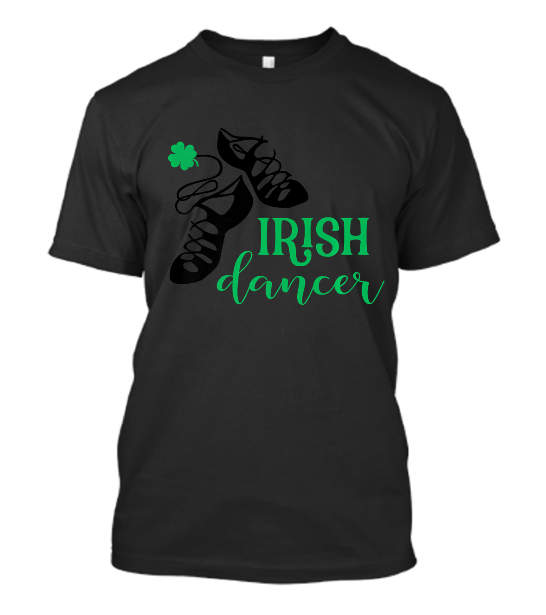 Irish Dancer Girls Irish Dance Shoes Shamrock T-Shirt