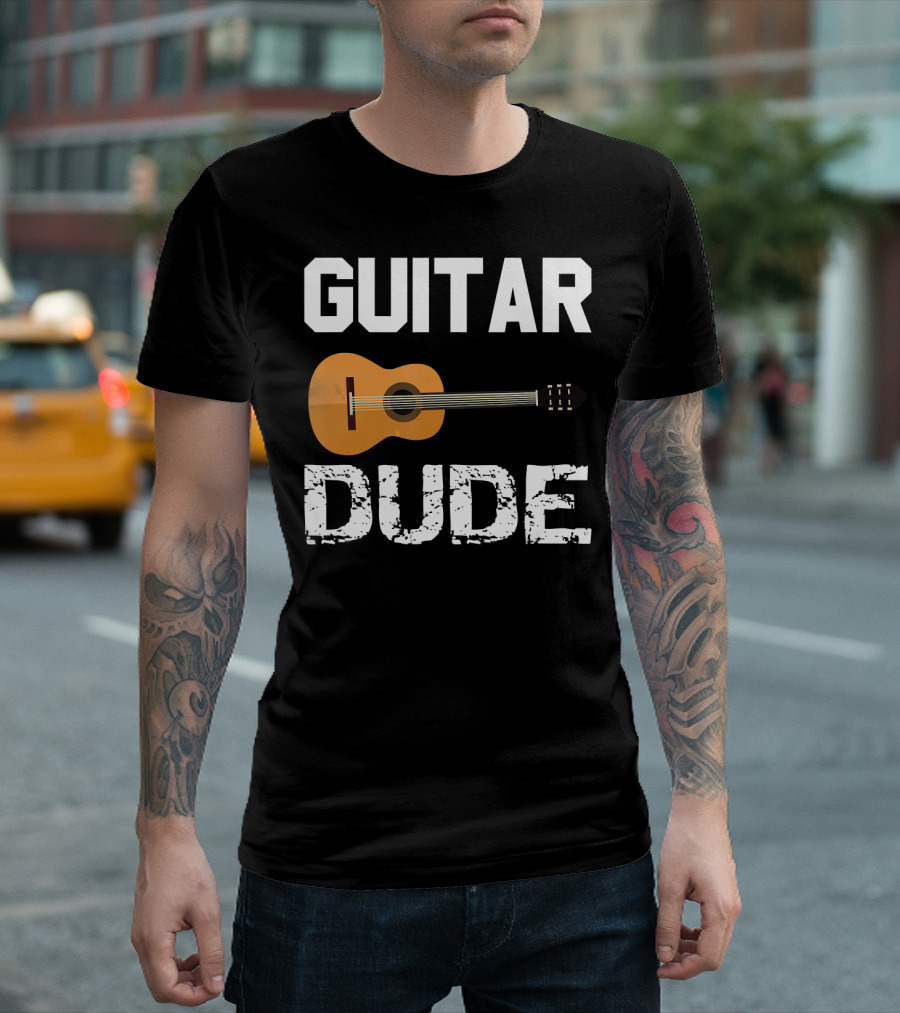 Guitar Dude Acoustic Classical BoysMe T-Shirt