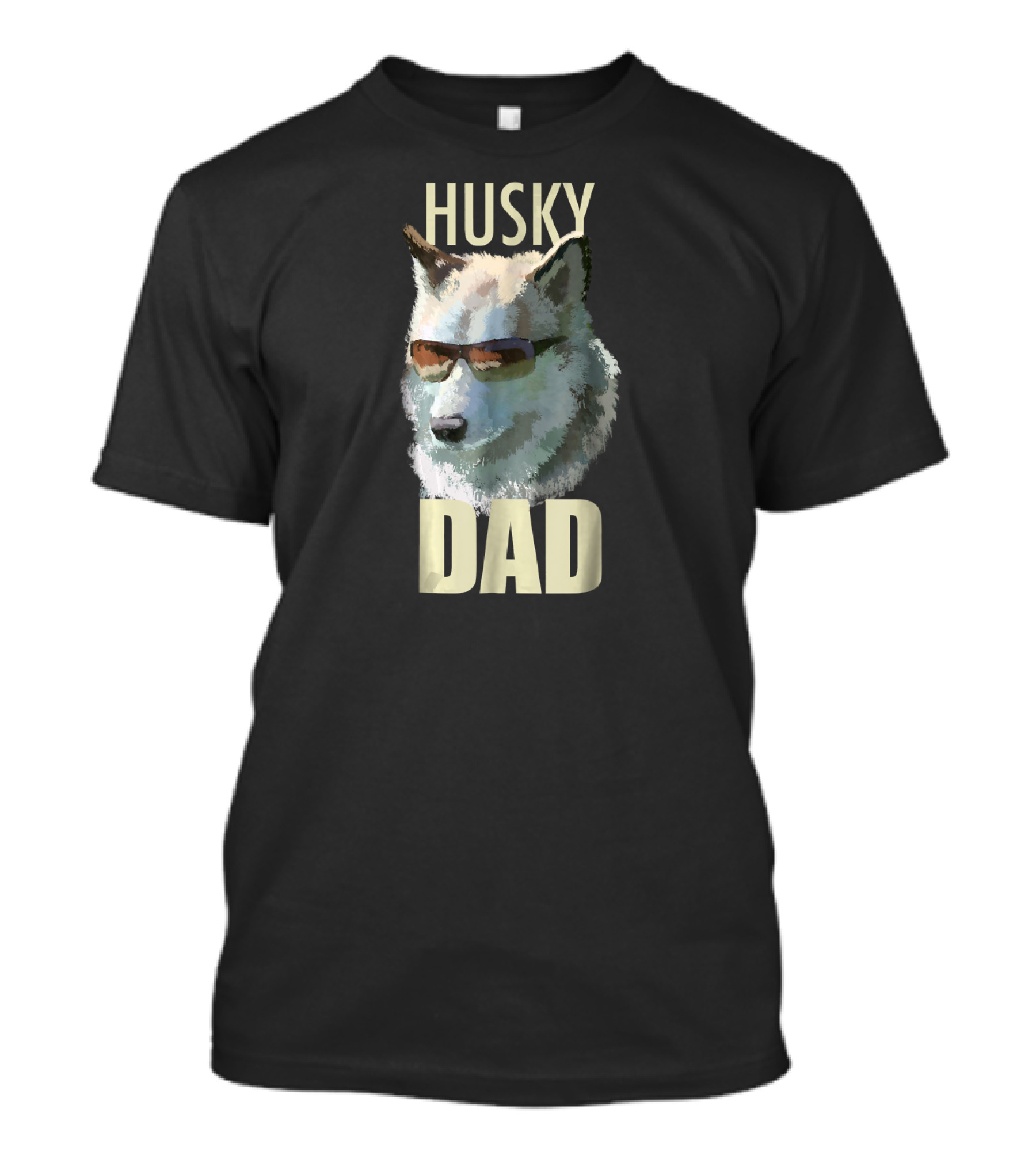 Husky Dad Cool Shades Canine T-Shirt