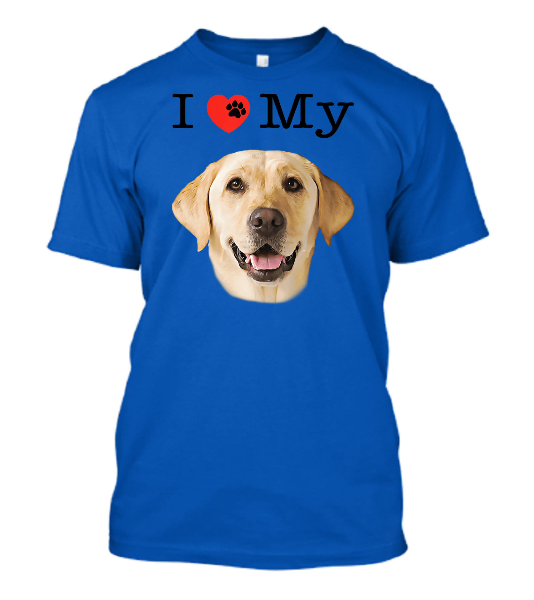 I Heart Love My Yellow Lab T-Shirt