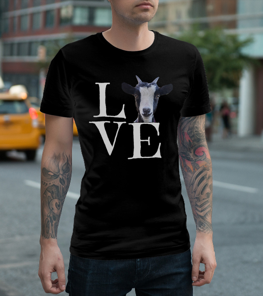 LOVE Goat Goats Goat T-Shirt