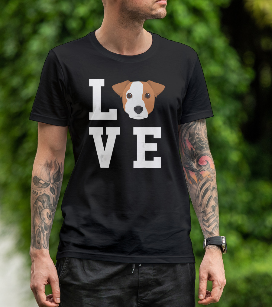 Love My Jack Russell Terrier Dog T-Shirt