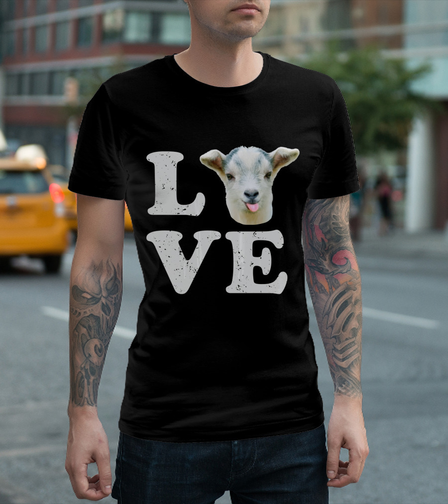 Love My Goat Baby Farm Goat Love T-Shirt