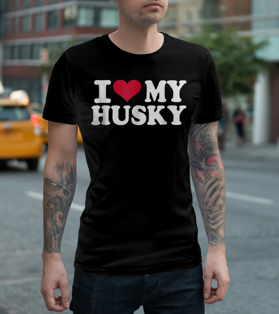 I Heart My Husky T-Shirt