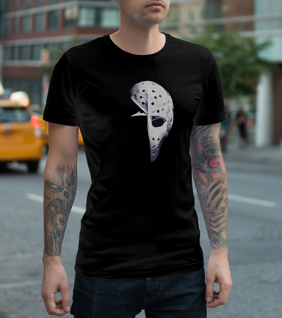 Ice Hockey Goalie Mask Vintage Style Gear T-Shirt