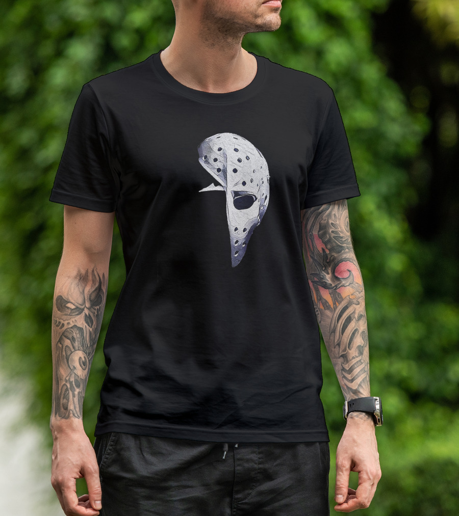 Ice Hockey Goalie Mask Vintage Style Gear T-Shirt