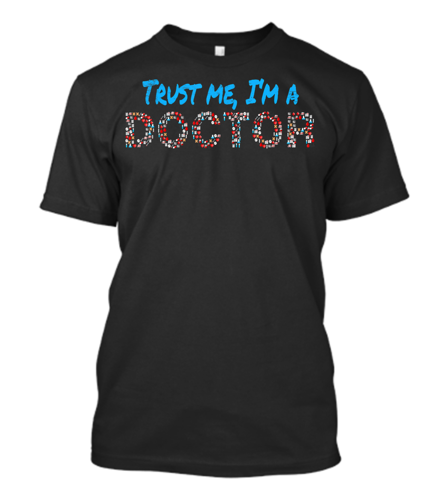 Trust Me I'm A Doctor Medical Icons T-Shirt