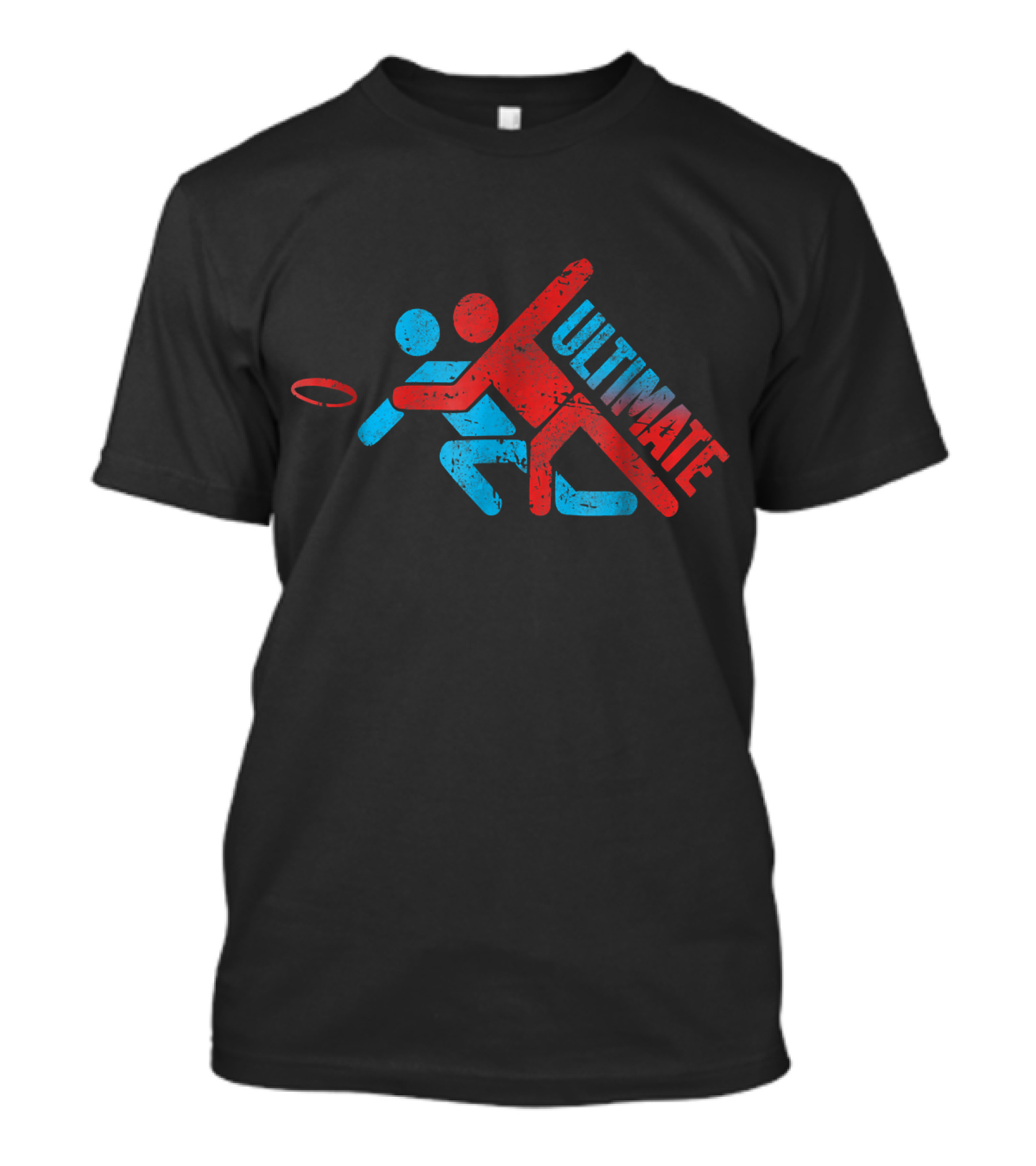 Ultimate Frisbee Dynamic Action Duo T-Shirt