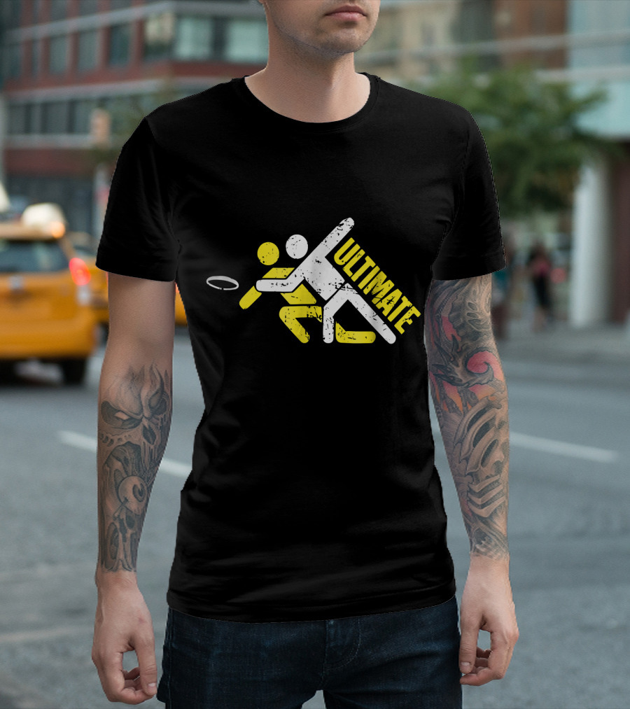 Ultimate Frisbee Player Catching Disc T-Shirt