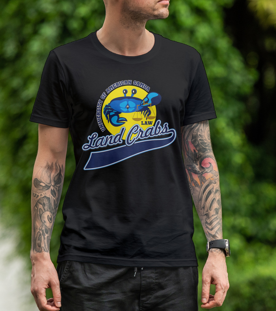 University Of American Samoa Land Crabs Law School T-Shirt