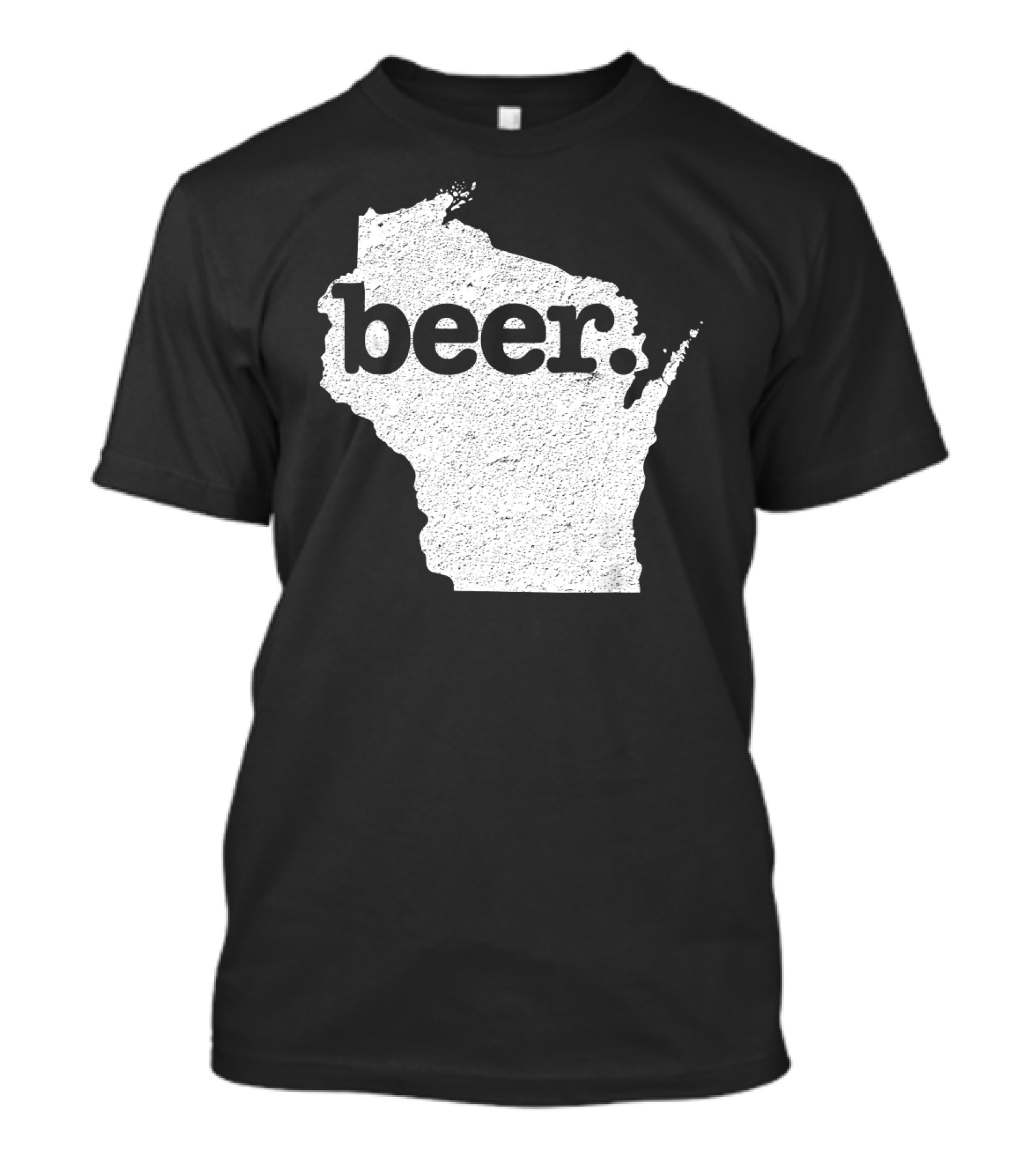 Wisconsin State Beer Silhouette Home Love T-Shirt