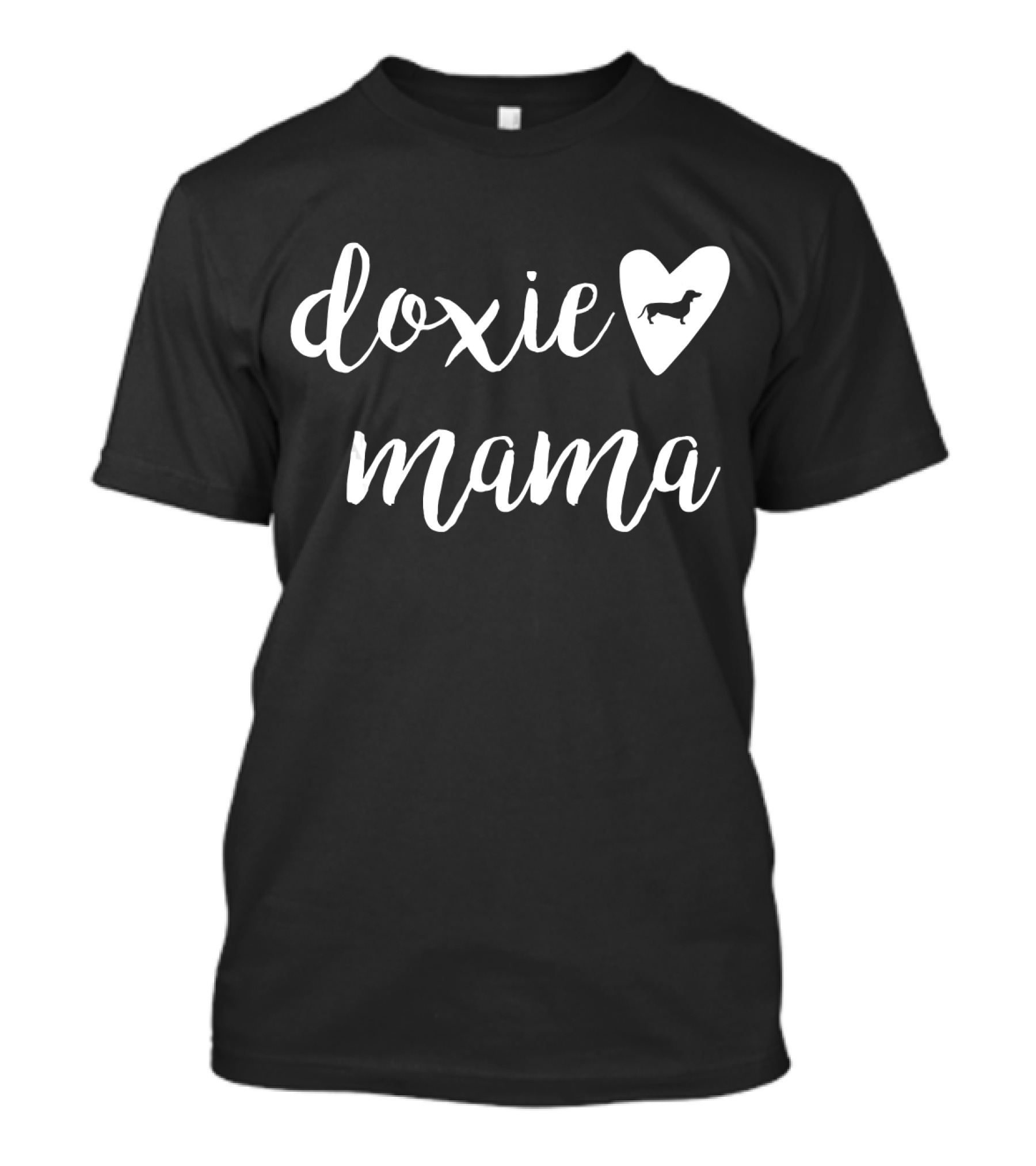 Doxie Mama Heart Dachshund Wiener Dog T-Shirt