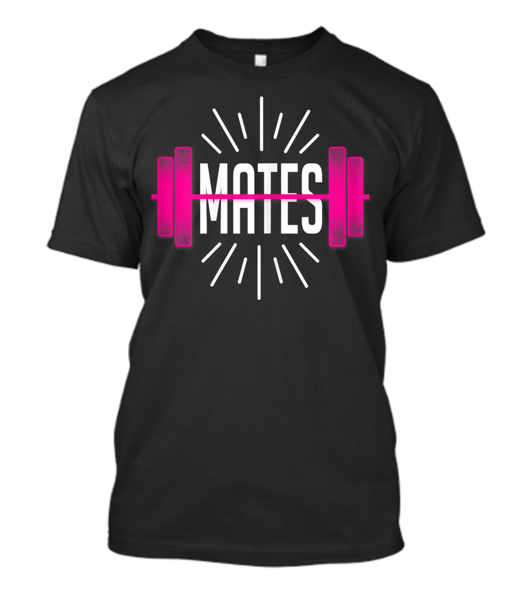 Swole Mates Fitness Weightlifting Barbell Enthusiast T-Shirt