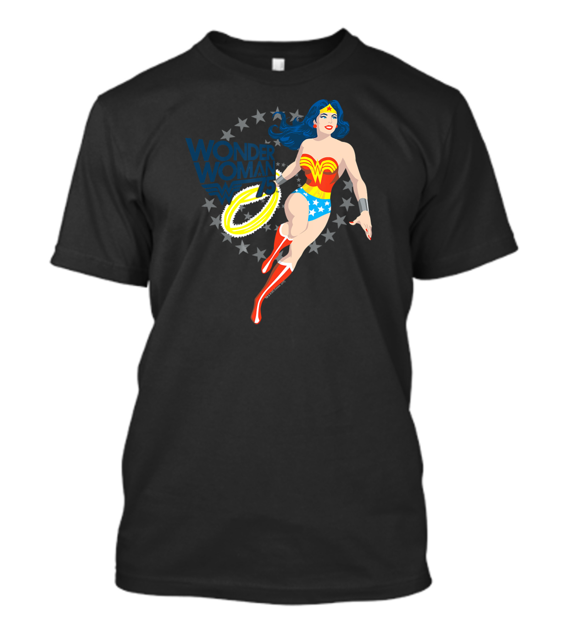 Wonder Woman 75 Anniversary Stars Lasso Classic Costume T-Shirt