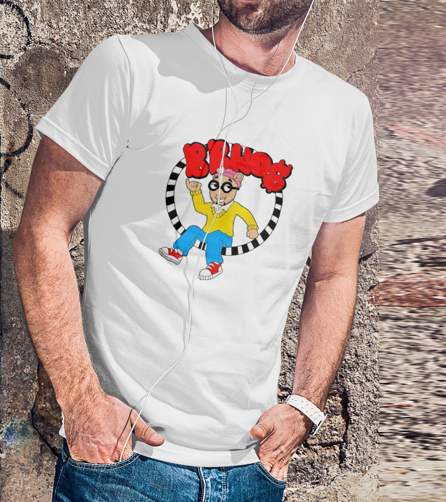 BBNO$ Arthur Style Character With Red Sneakers And Yellow T-Shirt