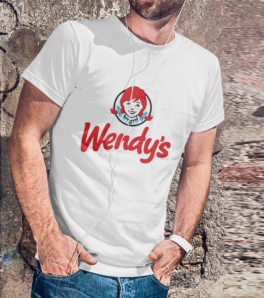 Wendy's Girl In Red T-Shirt