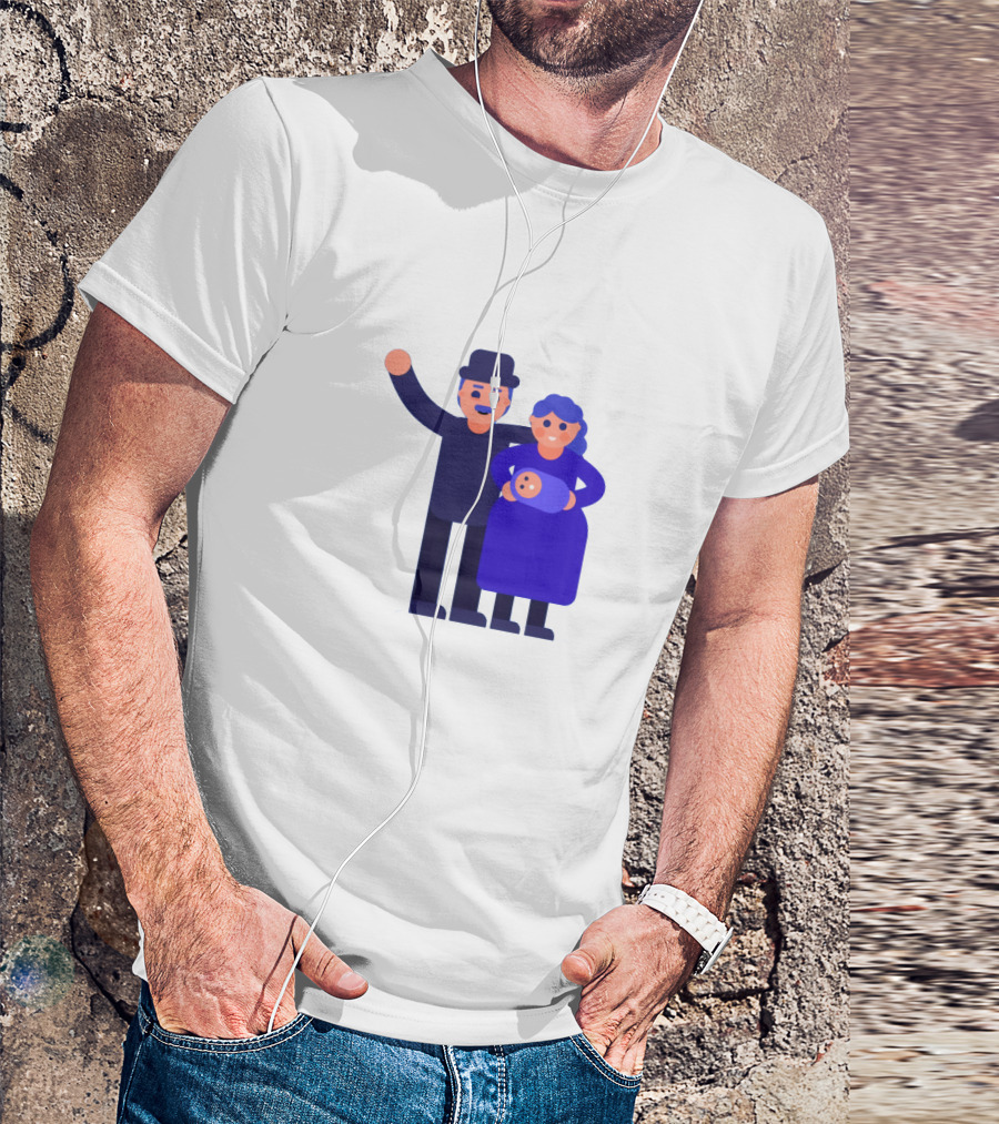 Kurzgesagt Family Cartoon Character T-Shirt