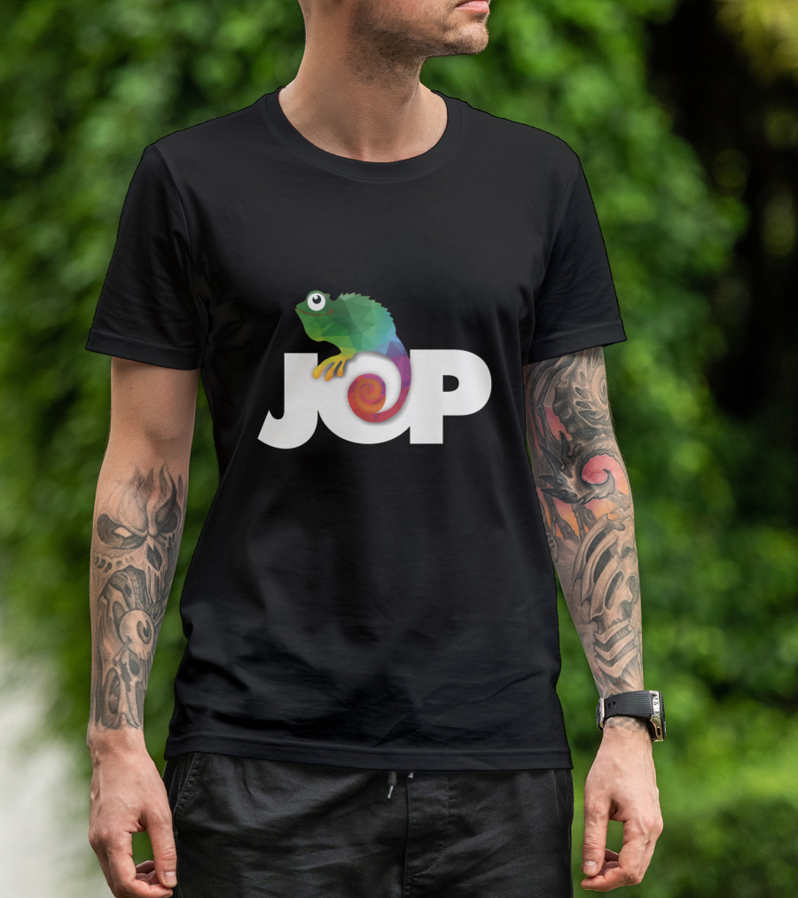 JOP Colorful Chameleon Logomerch T-Shirt