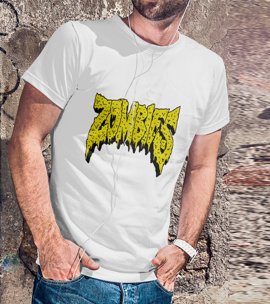 Flatbush Zombies Iconic Yellow Gooey Text T-Shirt