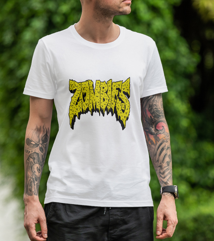 Flatbush Zombies Iconic Yellow Gooey Text T-Shirt