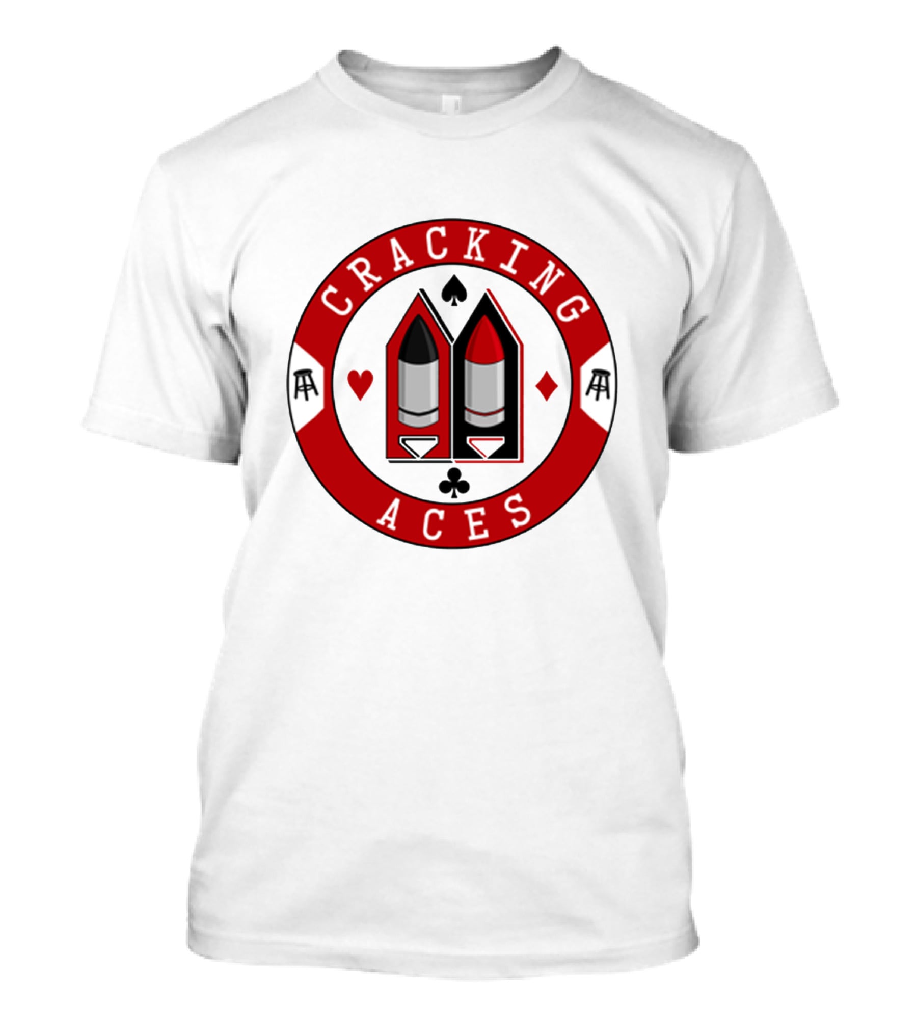 Cracking Aces Poker Logo Iconic T-Shirt