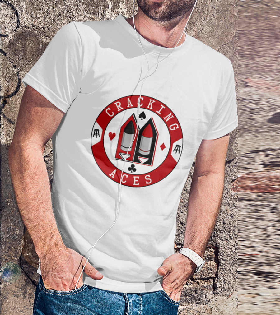 Cracking Aces Poker Logo Iconic T-Shirt