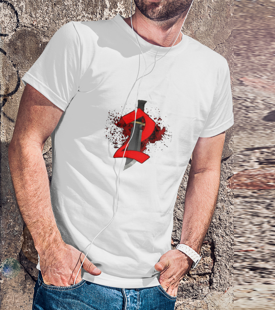 MM2 Murder Knife Bloody Number Two T-Shirt
