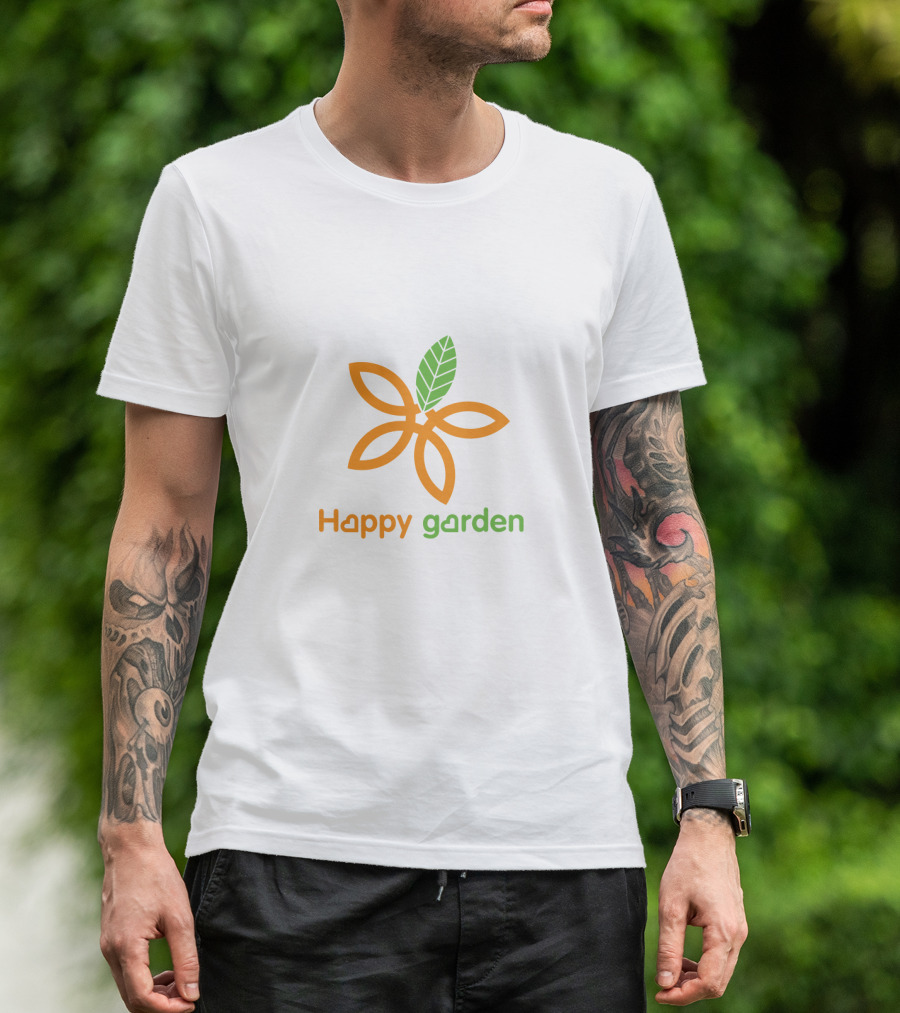 Happy Garden Leaf Flower T-Shirt