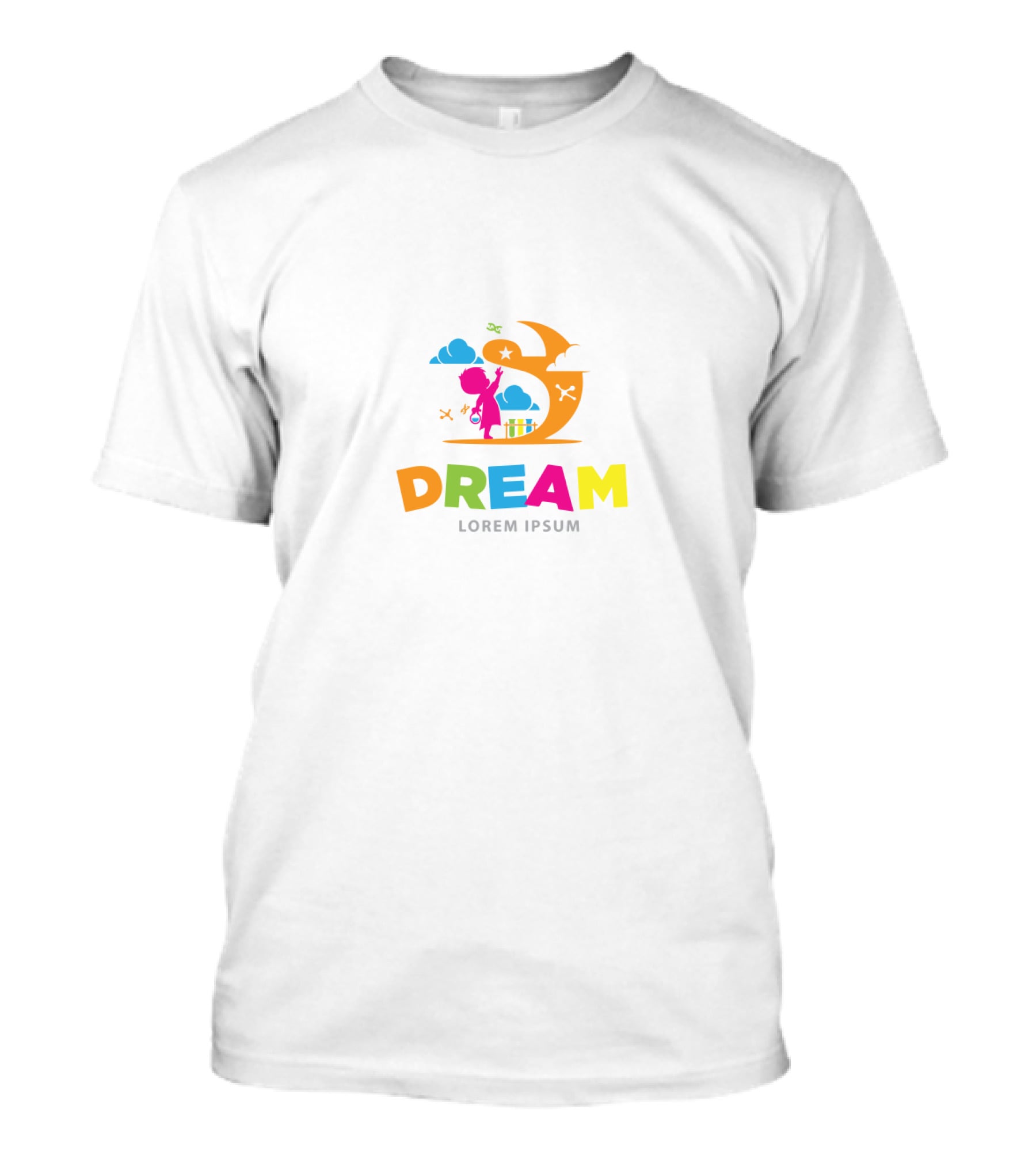 EddieVR Dream Colorful Moon And Stars T-Shirt