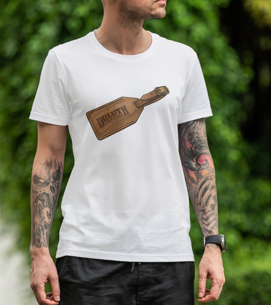 Duluth Trading Co Leather Tag T-Shirt